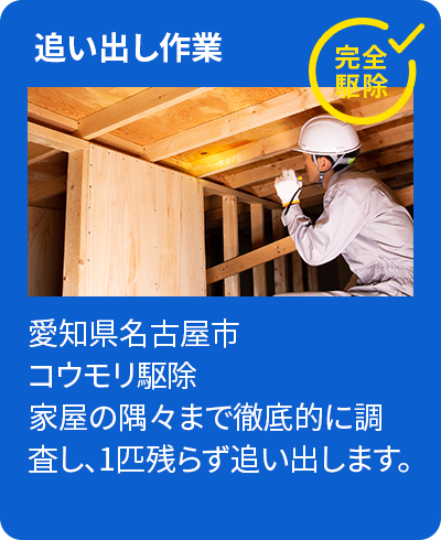 追い出し作業