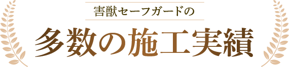 年間2,000件の豊富な対応実績！